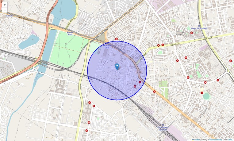 Location Map of Kaila Bhatta Village