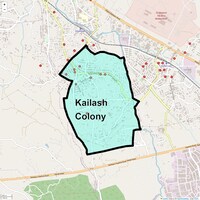 Kailash Colony Map