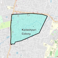 Kailashpuri Colony Map