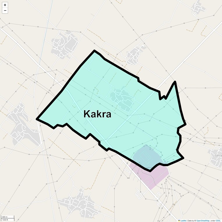 Location Map of Kakra