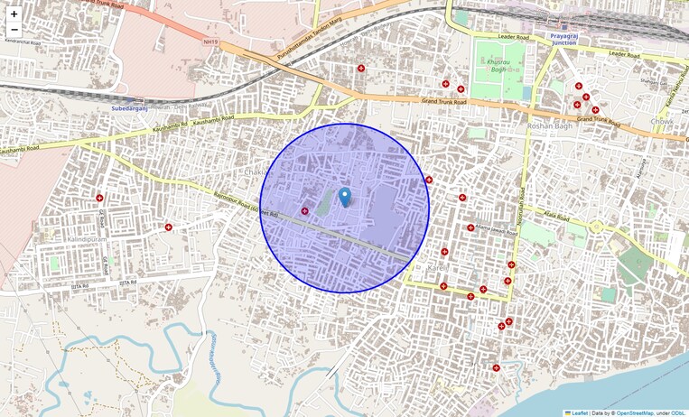 Location Map of Kala Danda