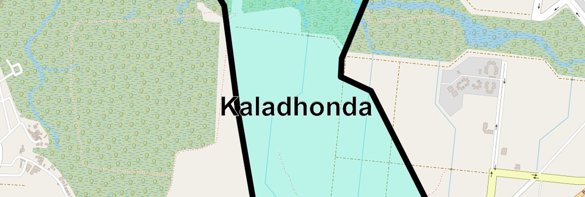 Location Map of Kaladhonda, Navi Mumbai