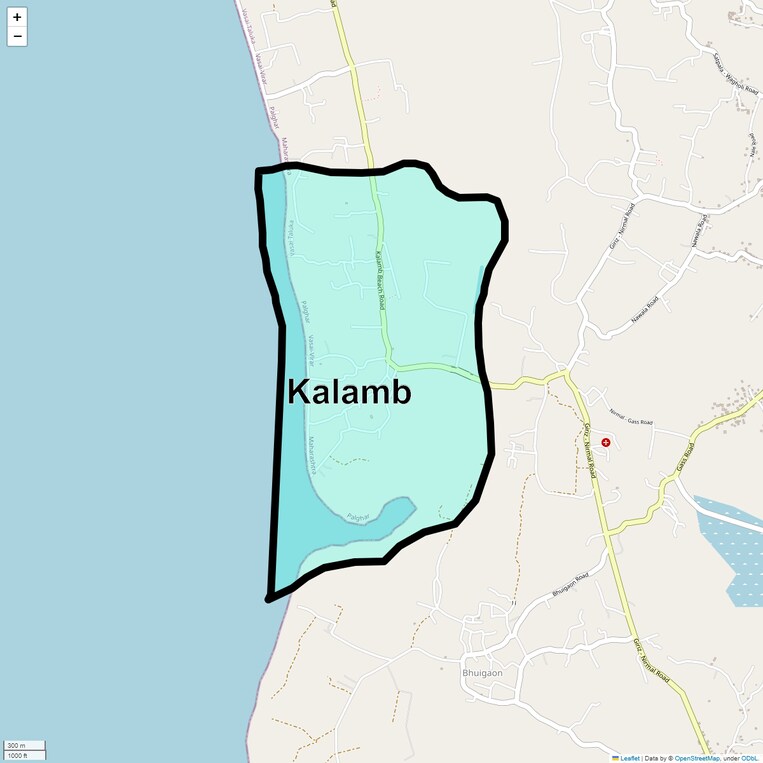 Location Map of Kalamb