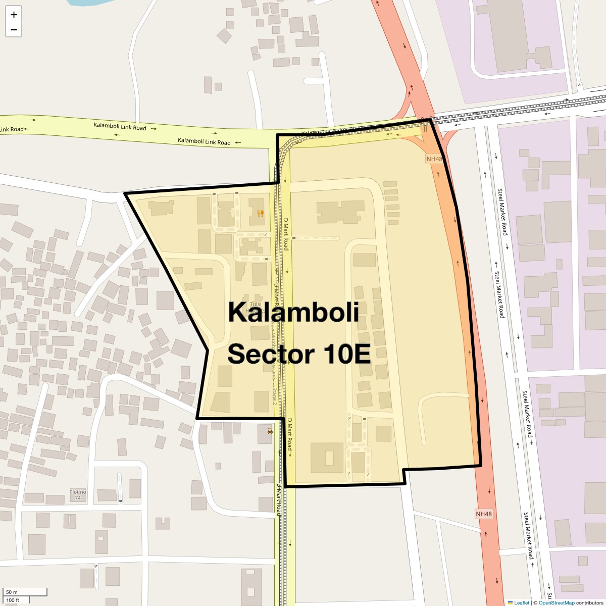 Check Time Travel of Kalamboli Sector 10E, Navi Mumbai