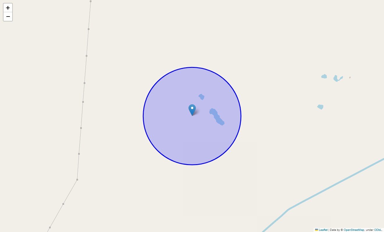 Location Map of Kaland, Meerut