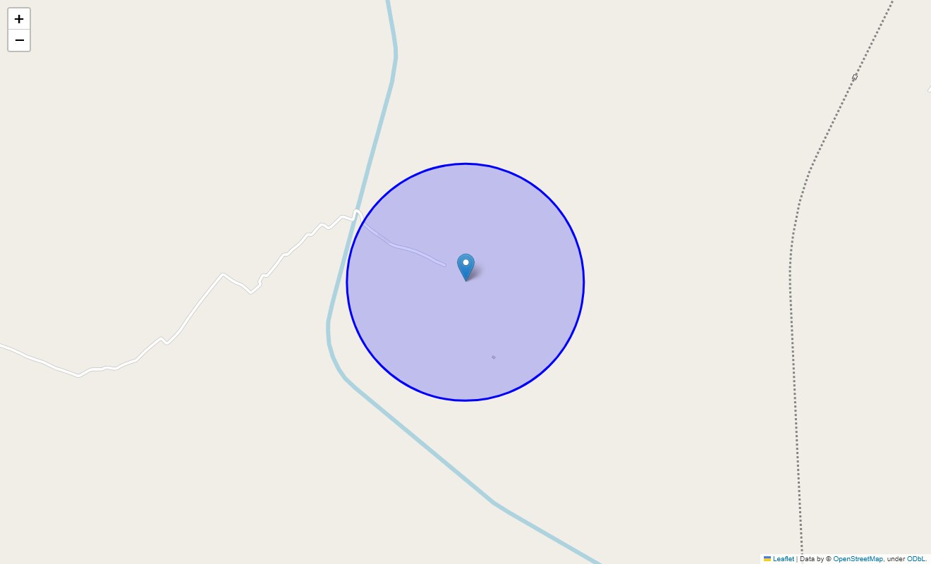 Location Map of Kalanjari, Meerut