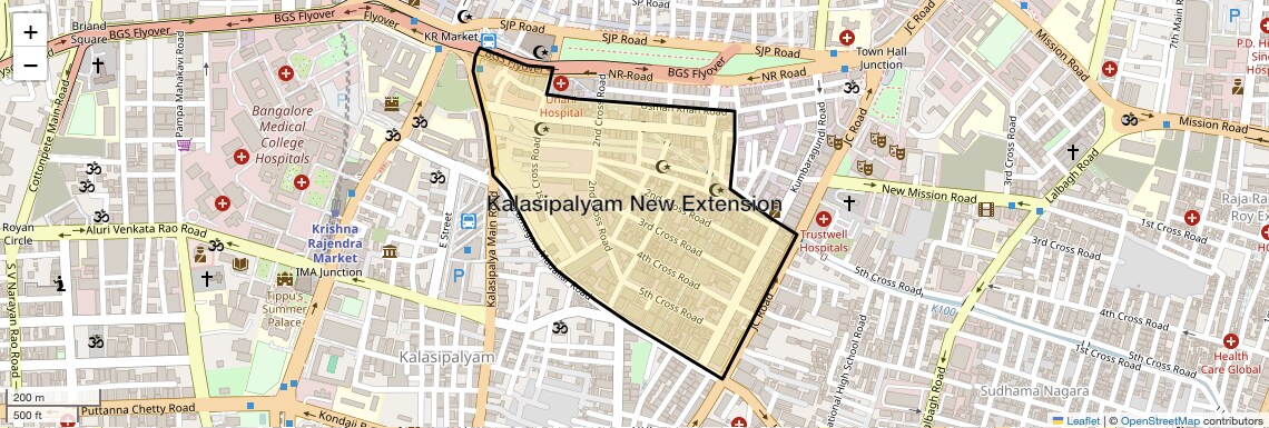 Kalasipalyam New Extension,Bangalore