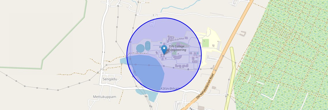 Location Map of Kalavakkam, Chennai