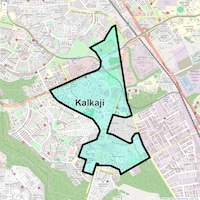 Kalkaji Map