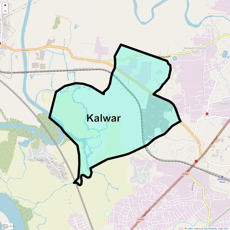 Location Map of Kalwar