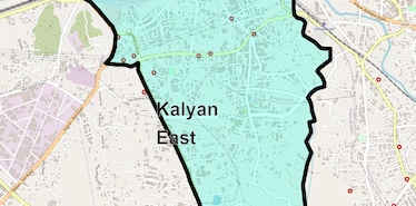 Location Map of Kalyan East, Thane