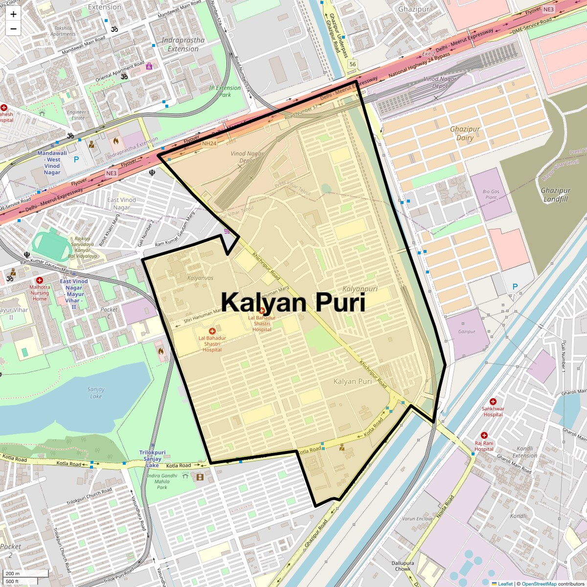 Check Time Travel of Kalyan Puri, Delhi