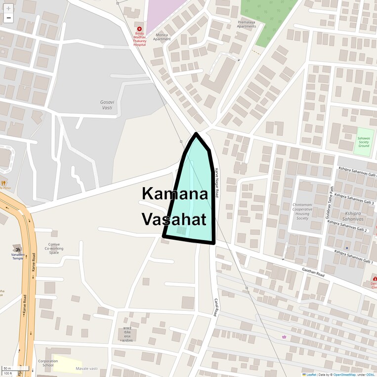 Location Map of Kamana Vasahat