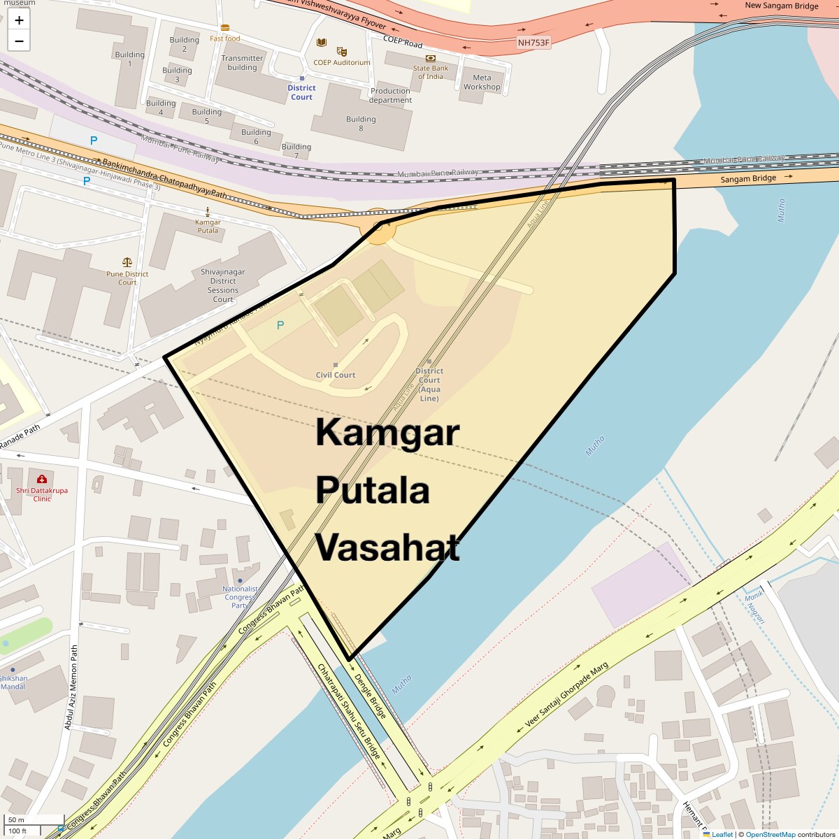 Check Time Travel of Kamgar Putala Vasahat, Pune