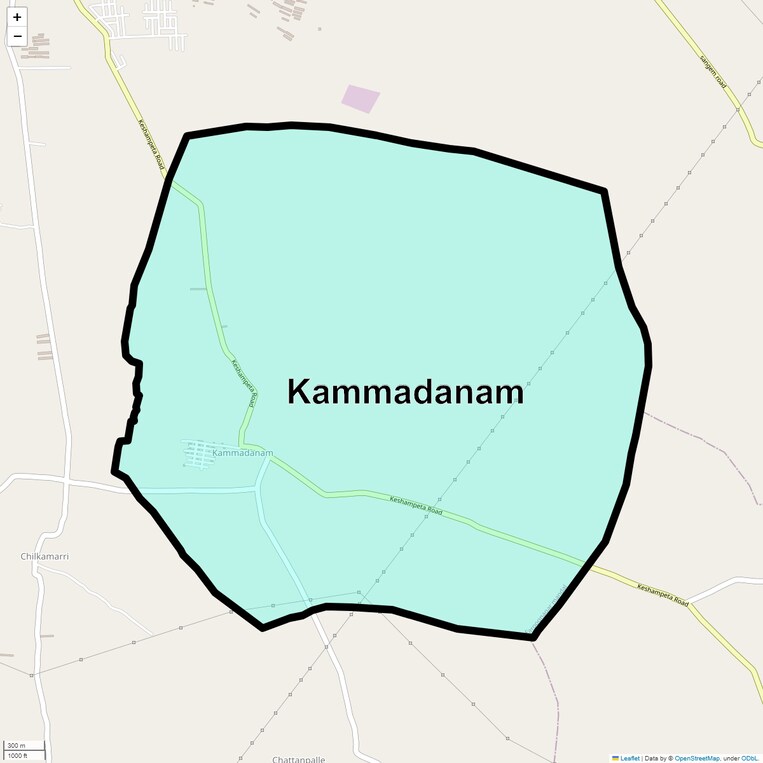 Location Map of Kammadanam