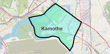 Location Map of Kamothe, Navi Mumbai