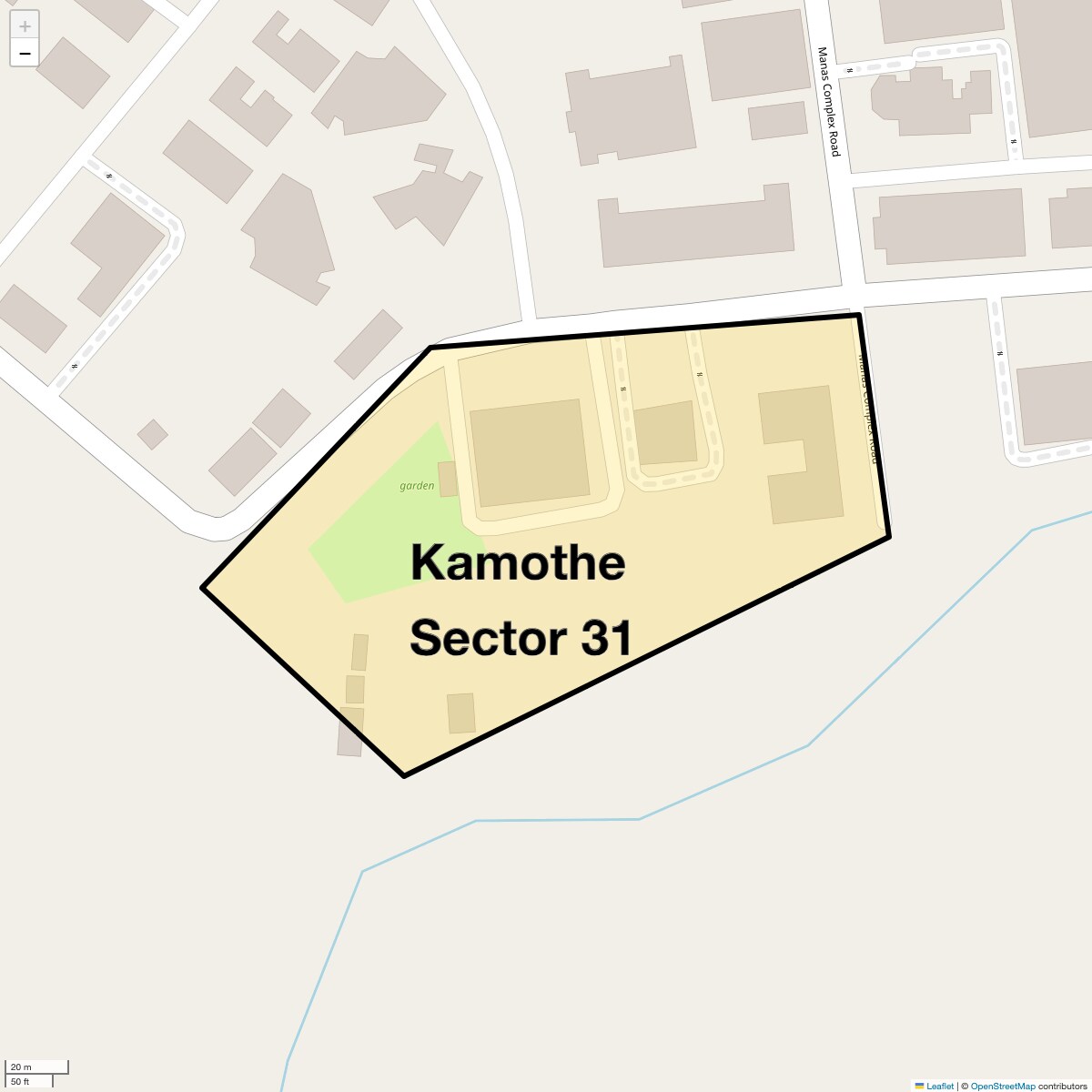 Location Map of Kamothe Sector 31, Navi Mumbai