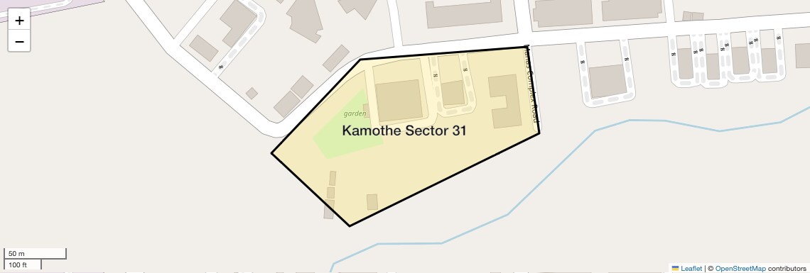 Location Map of Kamothe Sector 31, Navi Mumbai