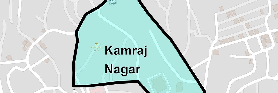 Location Map of Kamraj Nagar, Pune