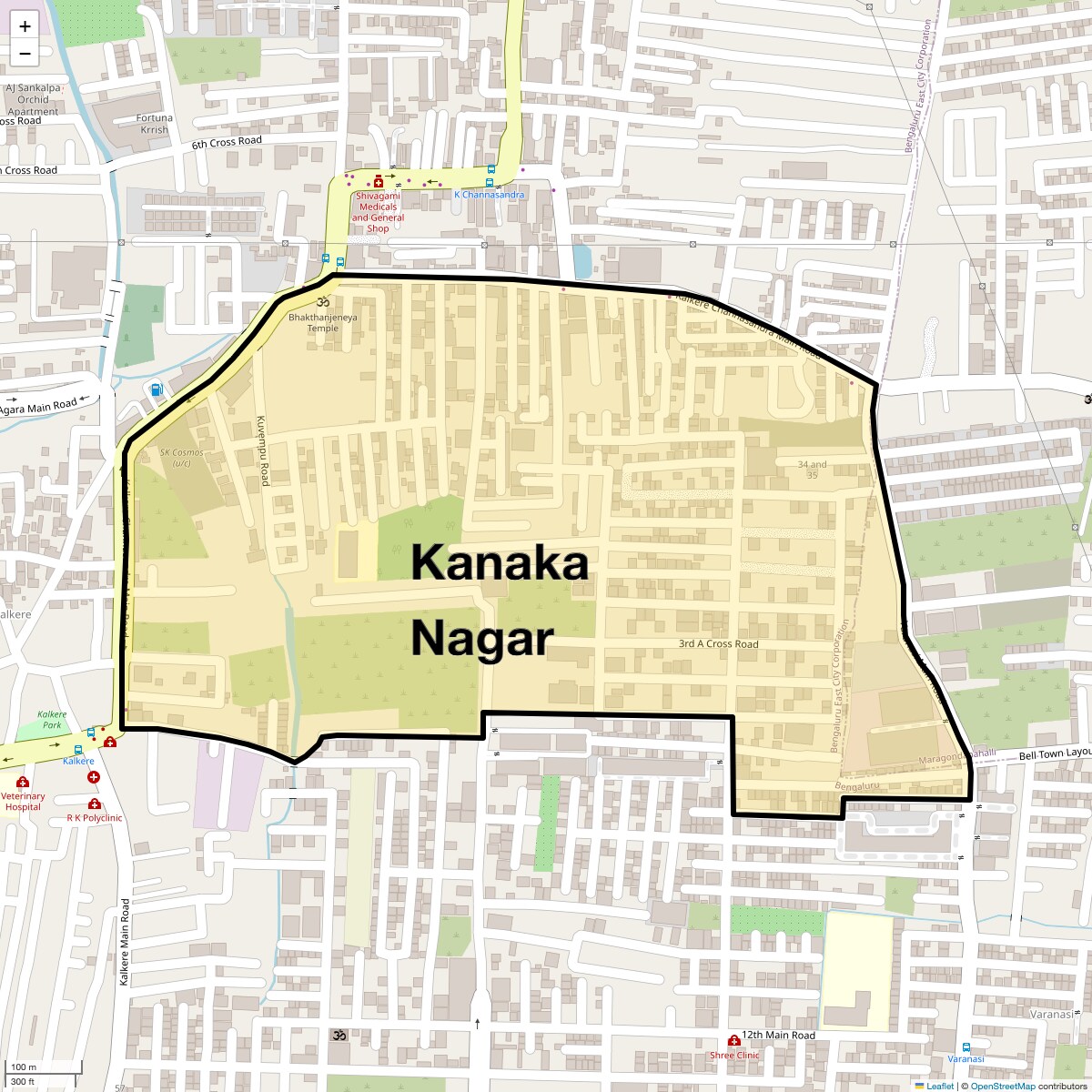 Check Time Travel of Kanaka Nagar, Bangalore