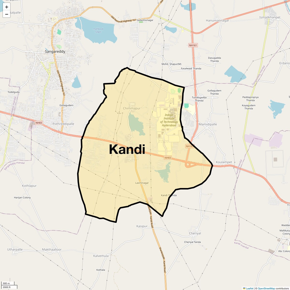Check Time Travel of Kandi, Hyderabad