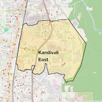Kandivali East Map