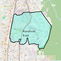 Kandivali East Map