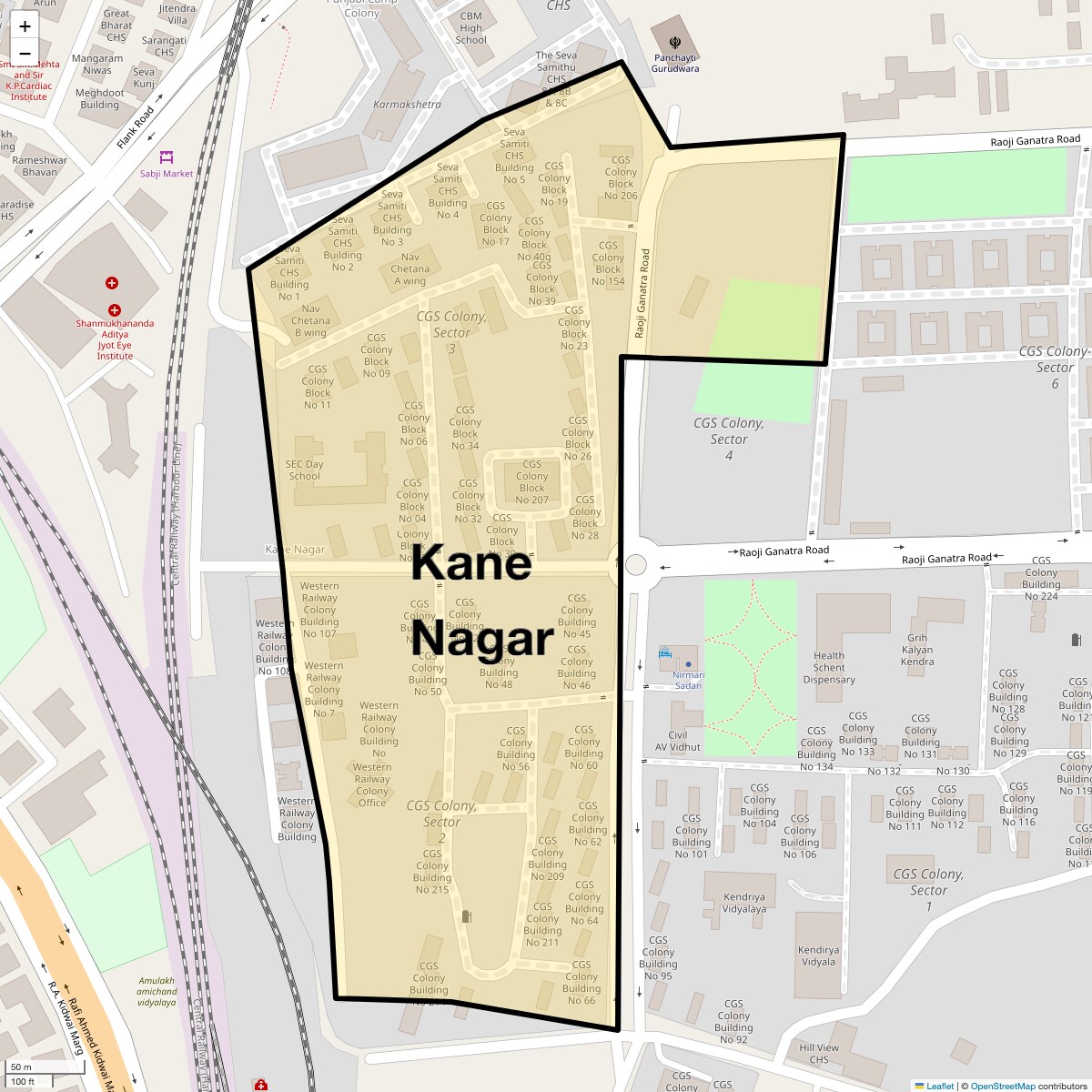 Check Time Travel of Kane Nagar, Mumbai