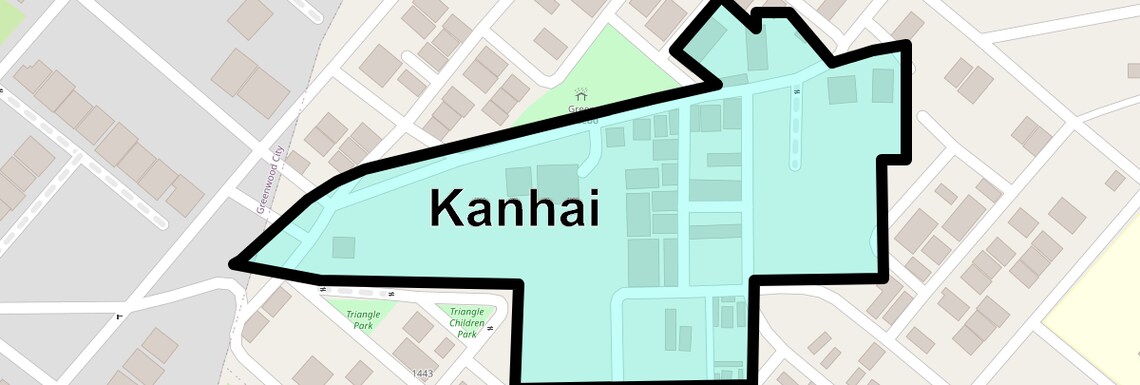 Location Map of Kanhai, Gurgaon