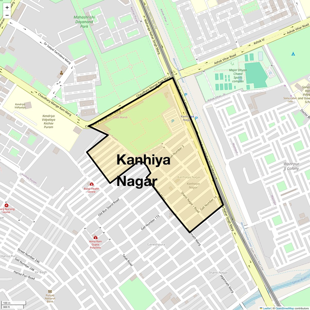 Check Time Travel of Kanhiya Nagar, Delhi