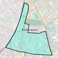 Kankurgachi Map