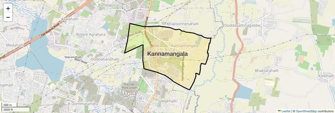 Kannamangala Map