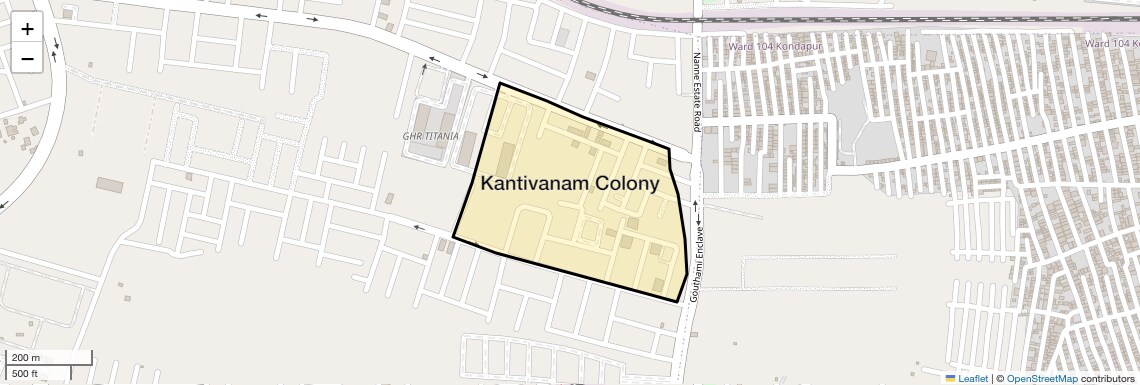 Kantivanam Colony,Hyderabad