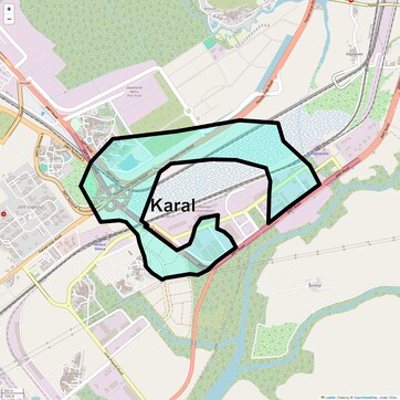 Location Map of Karal, Navi mumbai