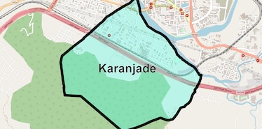 Location Map of Karanjade, Navi Mumbai