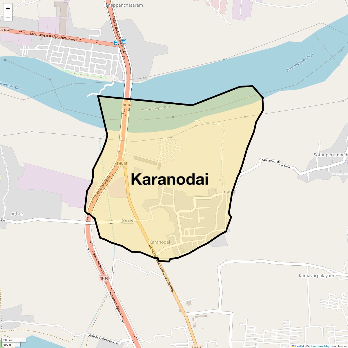 Check Time Travel of Karanodai, Chennai