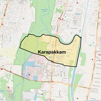 Karapakkam Map