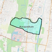 Karapakkam Map