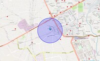 Location Map of Karni Vihar, Jaipur