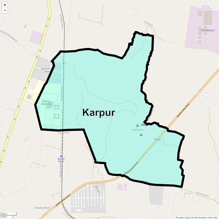 Location Map of Karpur