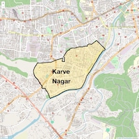 Karve Nagar Map