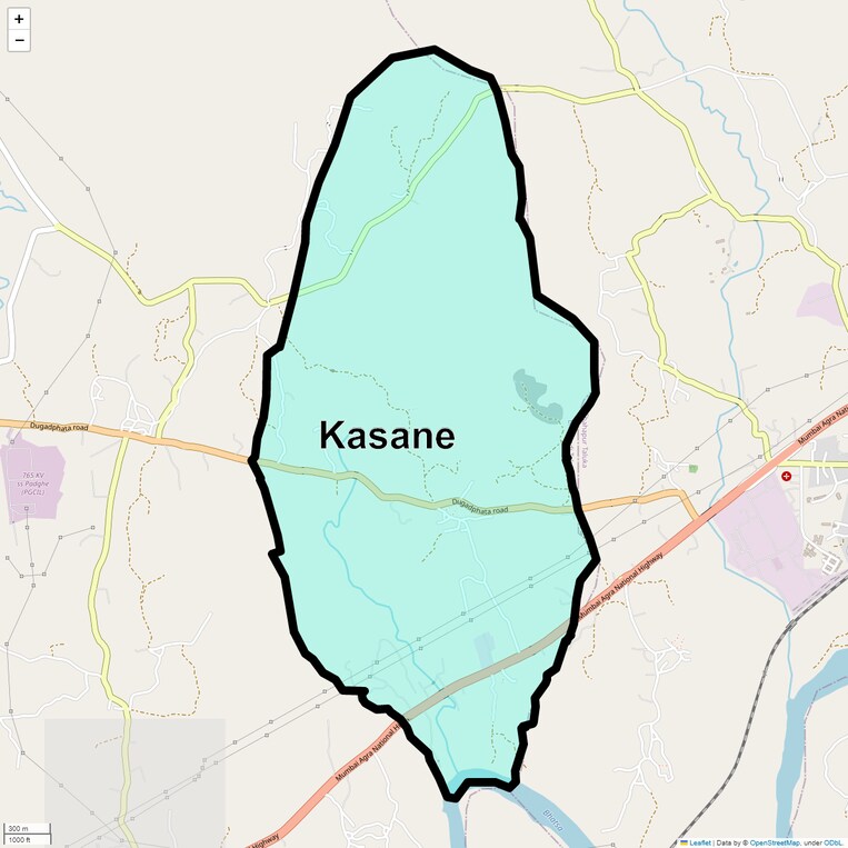 Location Map of Kasane