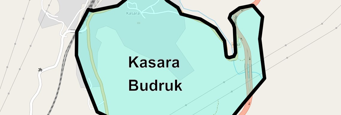 Location Map of Kasara Budruk, Thane