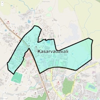 Kasarvadavali Map