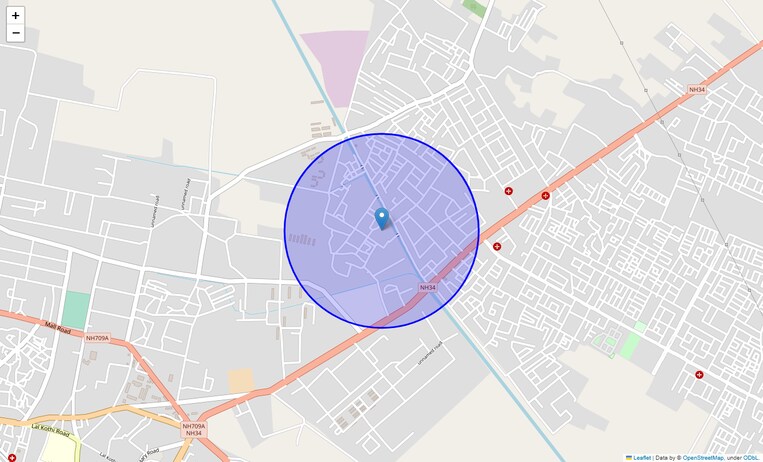 Location Map of Kaserukhera