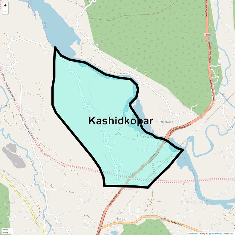 Location Map of Kashidkopar