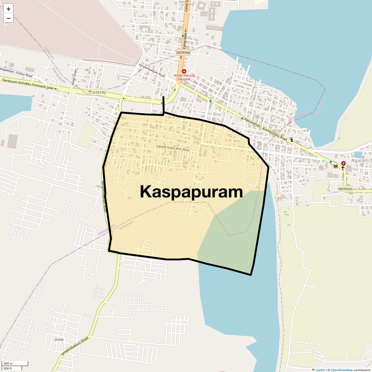 Kaspapuram Map