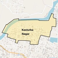 Kasturba Nagar Map