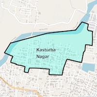 Kasturba Nagar Map