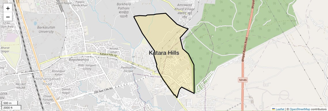 Check Time Travel of Katara Hills, Bhopal